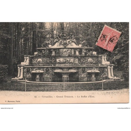 78 - Versailles - Grand Trianon - Le Buffet d'Eau - Dos Divisé