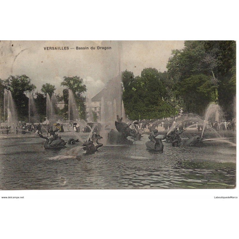 78 - Versailles - Bassin du Dragon - Dos Divisé