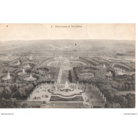 78 - Versailles - Panorama - Dos Divisé