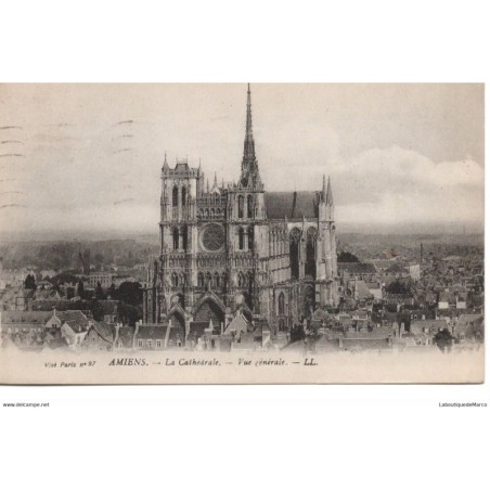 80 - Amiens - La Cathédrale - Dos Divisé