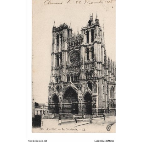 80 - Amiens - La Cathédrale - Dos Divisé