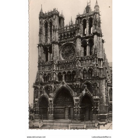 80 - Amiens - La Cathédrale - Dos Divisé