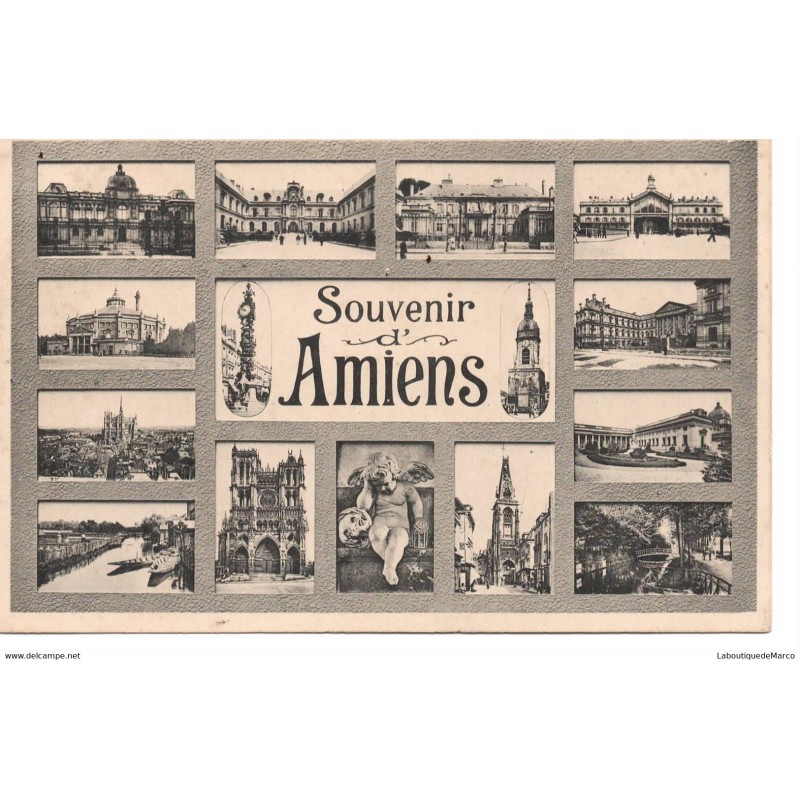 80 - Amiens - Souvenir - Dos Divisé