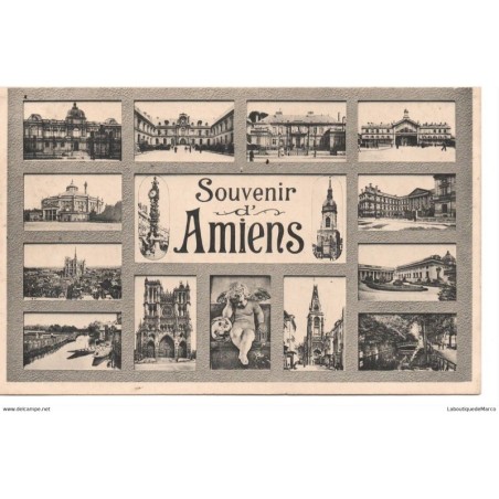 80 - Amiens - Souvenir - Dos Divisé