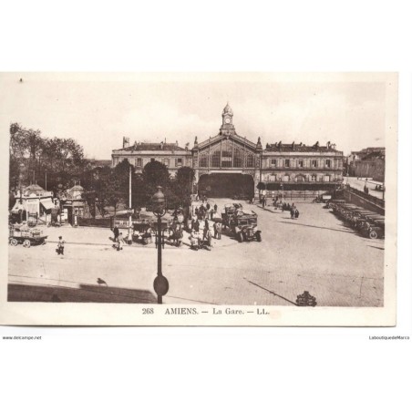80 - Amiens - La Gare du Nord - Dos Divisé