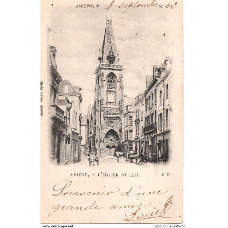 80 - Amiens - L'Eglise St-Leu - Dos non Divisé