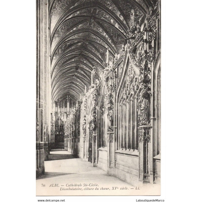 81 - Albi - Cathédrale Ste-Cécile - Dos Divisé