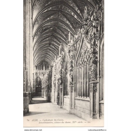 81 - Albi - Cathédrale Ste-Cécile - Dos Divisé