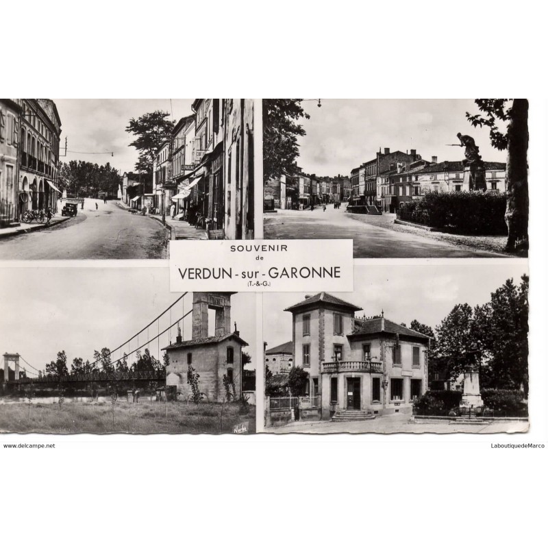 82 - Verdun-sur-Garonne - Souvenir - Dos Divisé
