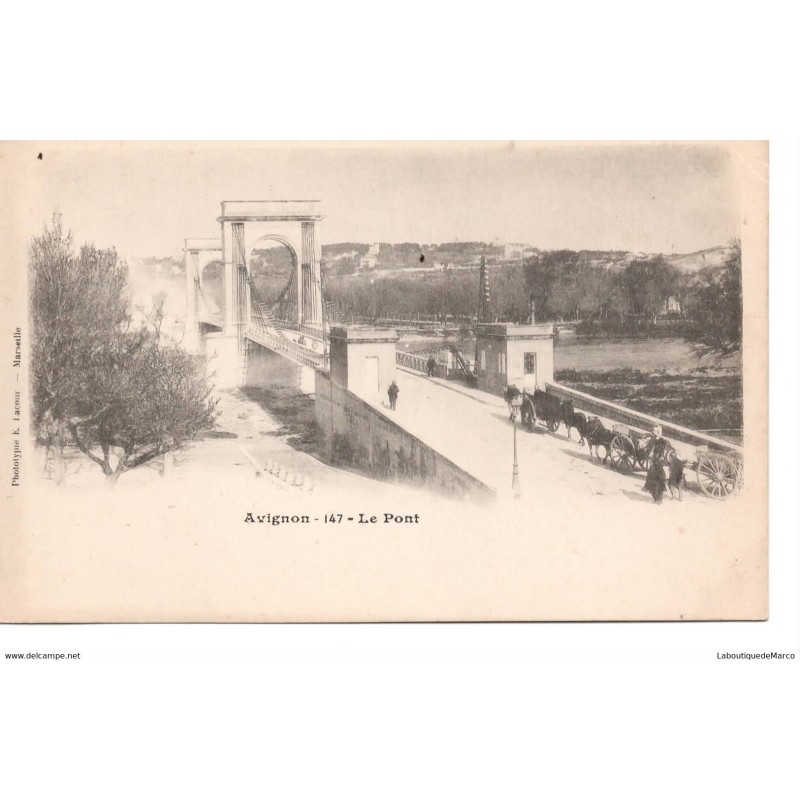 84 - Avignon - Le Pont - Dos non Divisé
