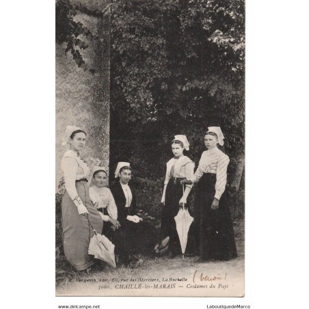 85 - Chailly-les-Marais - Costumes du Pays - Dos Divisé