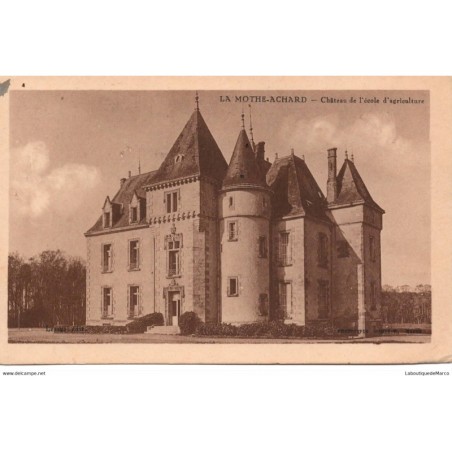 85 - La Mothe-Achard - Le Château et le Parc - Dos Divisé
