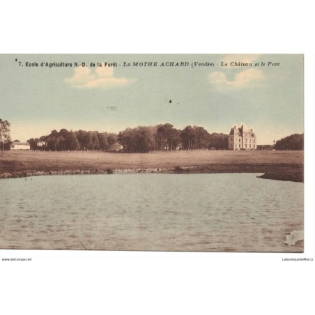 85 - La Mothe-Achard - Le Château et le Parc - Dos Divisé