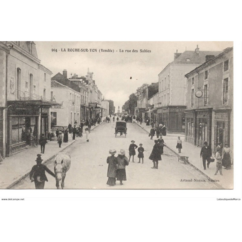 85 - La Roche-sur-Yon - Rue des Sables - Dos Divisé