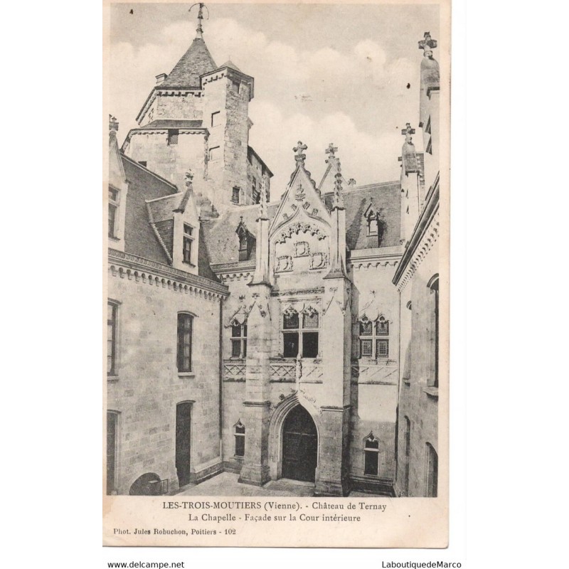 86 - Les-Trois-Moutiers - Château de Ternay - Dos Divisé