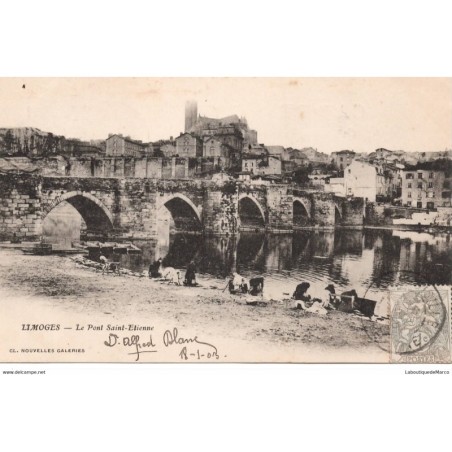 87 - Limoges - Le Pont Saint-Etienne - Dos non Divisé