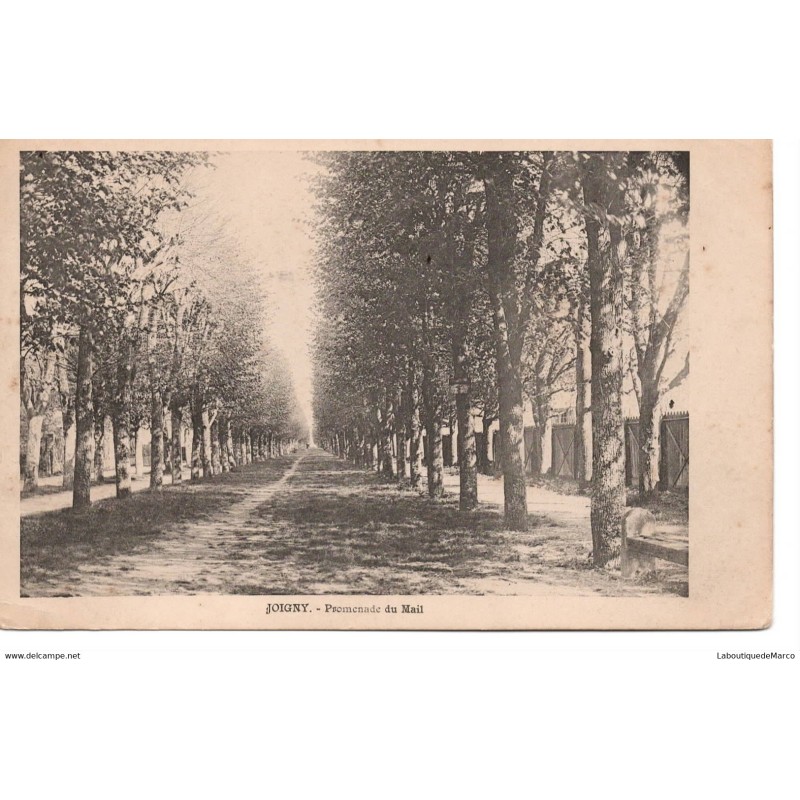 89 - Joigny - Promenade du Mail - Dos non Divisé
