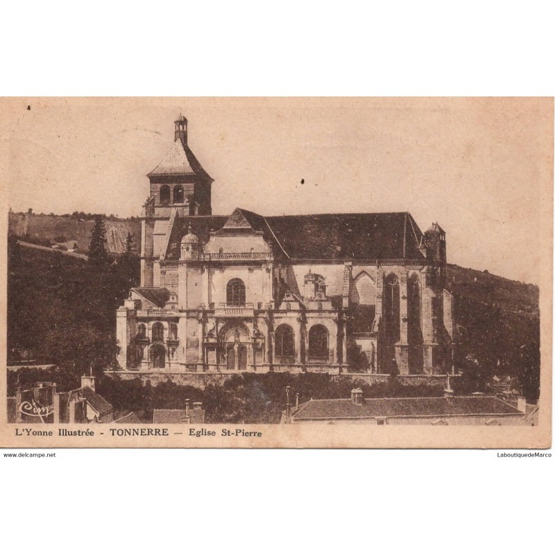 89 - Tonnerre - Eglise St-Pierre - Dos Divisé