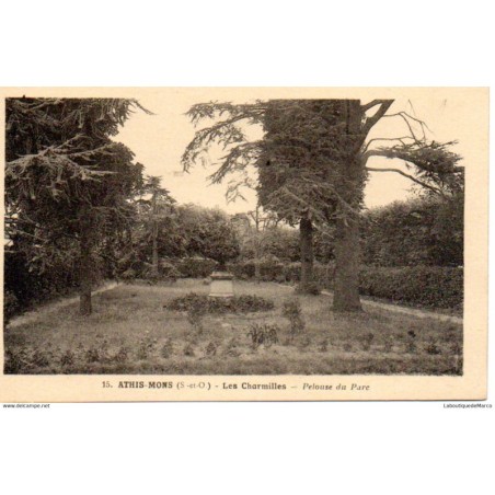 91 - Athis-Mons - Les Charmilles - Pelouse du Parc - Dos Divisé