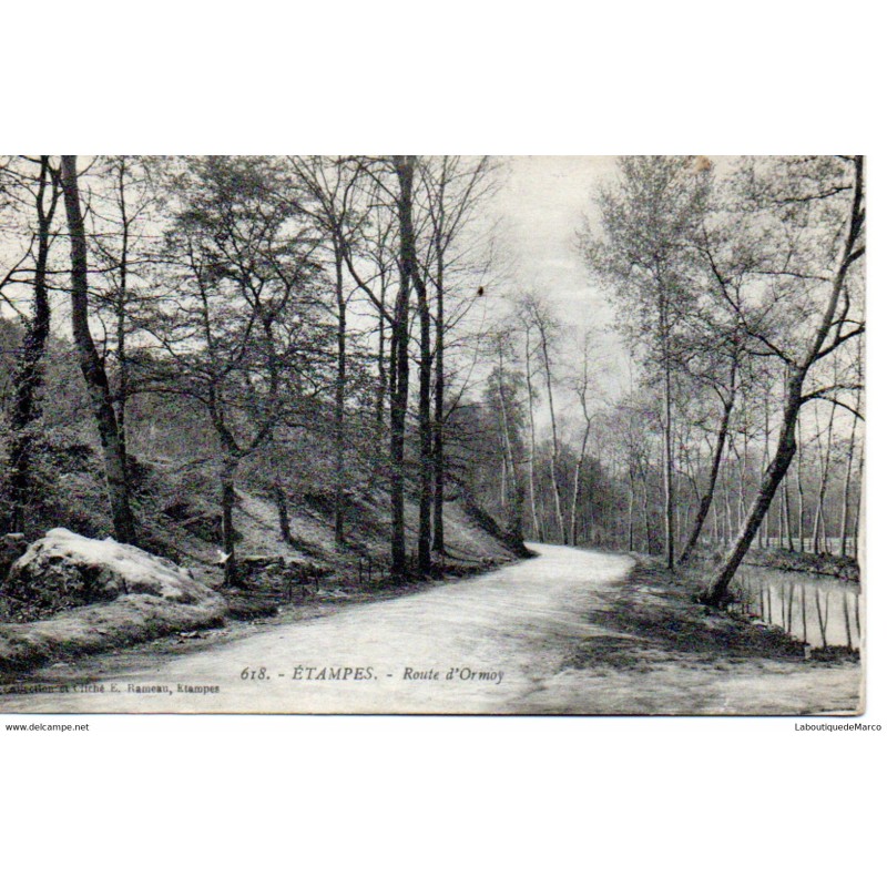91 - Etampes - Route d'Ormoy - Dos Divisé