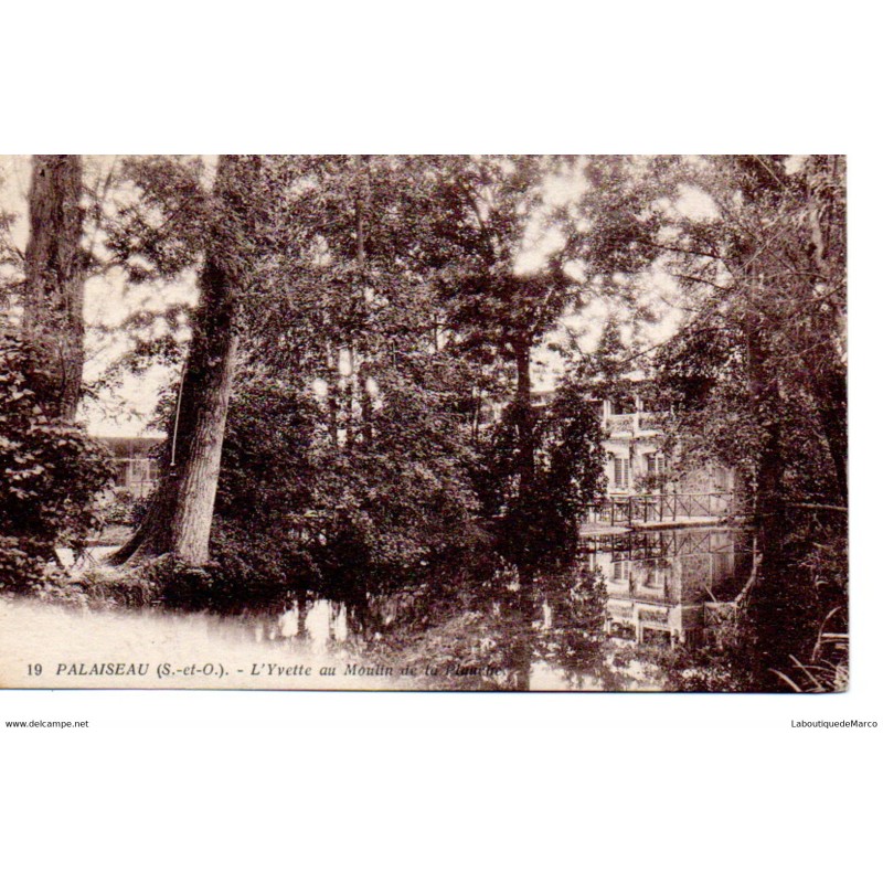 91 - Palaiseau - L'Yvette au Moulin de la Planche - Dos Divisé