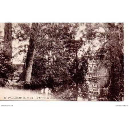 91 - Palaiseau - L'Yvette au Moulin de la Planche - Dos Divisé