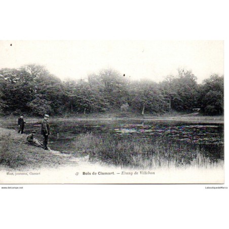 92 - Clamart - Le Bois - Etang de Villebon - Dos Divisé