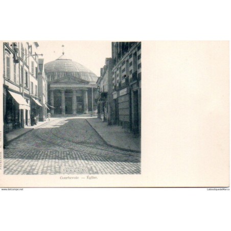 92 - Courbevoie - L'Eglise - Dos non Divisé