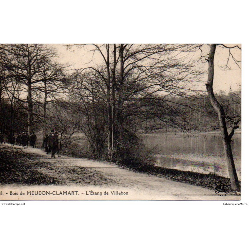 92 - Meudon-Clamart - Le Bois - L'Etang de Villebon - Dos Divisé