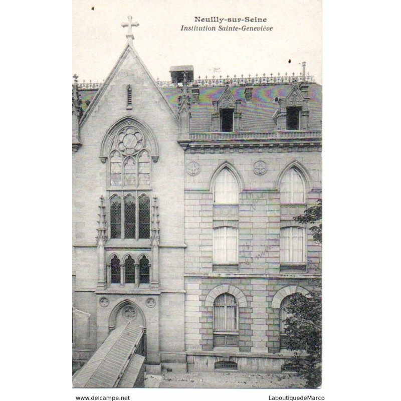 92 - Neuilly-sur-Seine - Institution Sainte-Geneviève - Dos Divisé