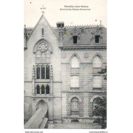 92 - Neuilly-sur-Seine - Institution Sainte-Geneviève - Dos Divisé