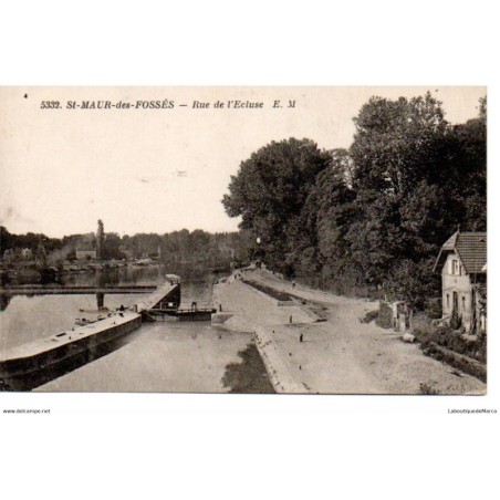 94 - St-Maur - Rue de l'Ecluse - Dos Divisé