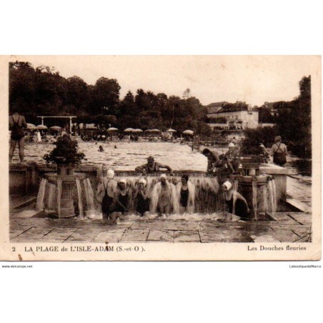 95 - L'Isle-Adam - La Plage - Dos Divisé