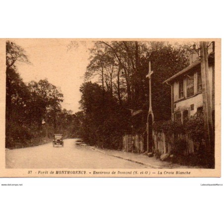 95 - Domont - La Croix Blanche - Dos Divisé
