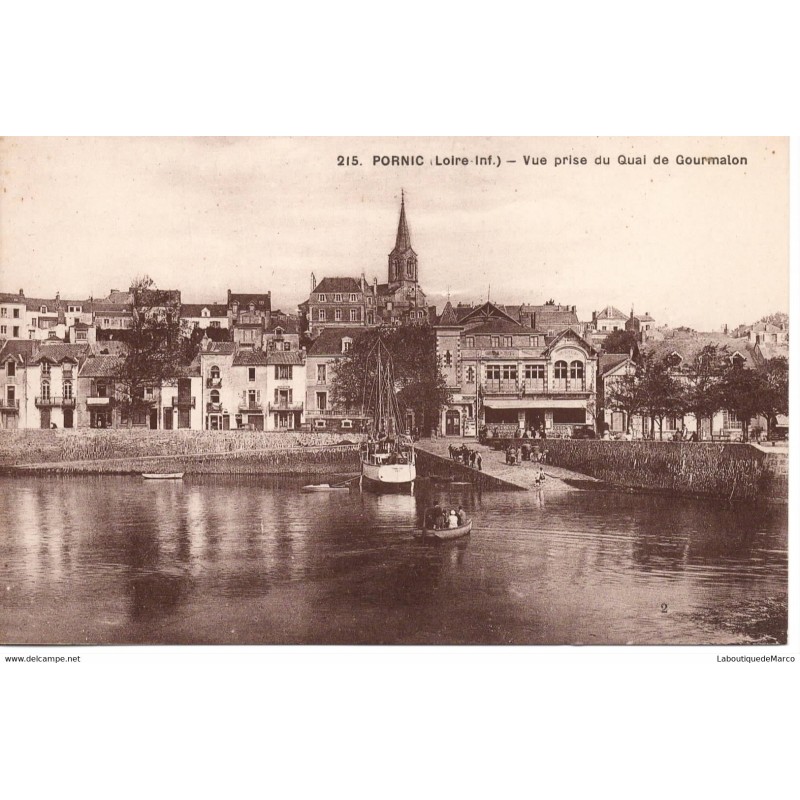 44 - Pornic - Vue prise du Quai de Gourmalon - Dos Divisé