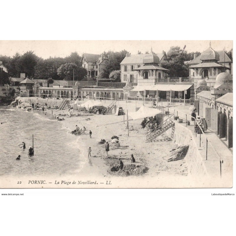 44 - Pornic - La Plage de Noveillard - Dos Divisé