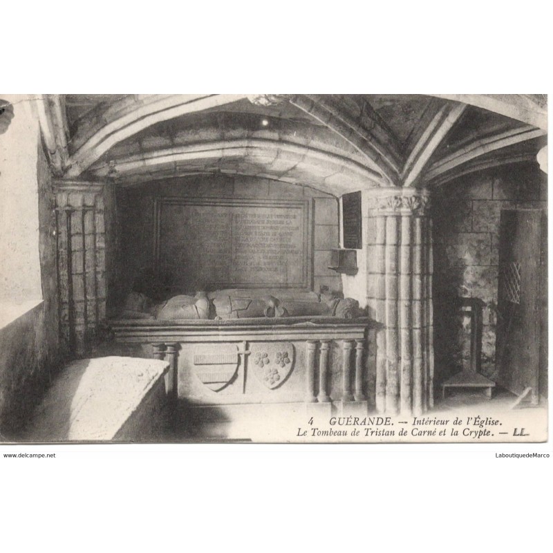 44 - Guérande - Intérieur de l'Eglise - Dos Divisé