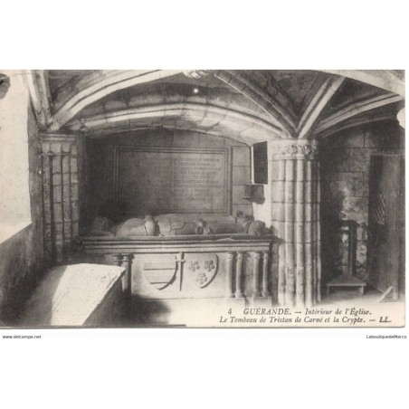 44 - Guérande - Intérieur de l'Eglise - Dos Divisé