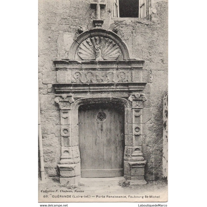 44 - Guérande - Porte Renaissance - Dos Divisé
