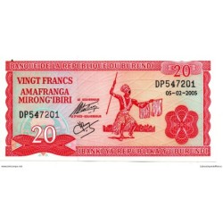 Burundi - Pk N° 50 - 20 Francs