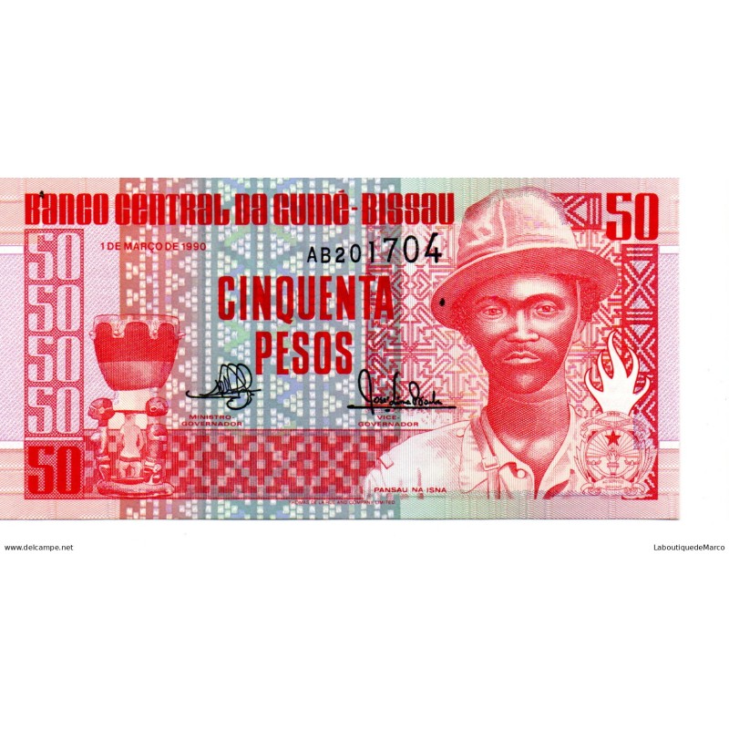 Guinée Bissau - Pk N° 10 - 50 Pesos