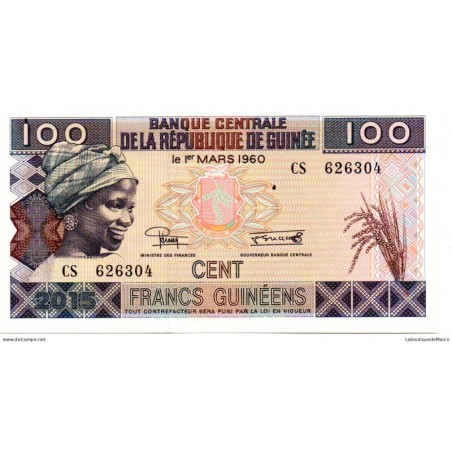 Guinée - Pk N° A47 - 100 Francs