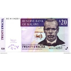 Malawi - Pk N° 52c - 20 Kwacha