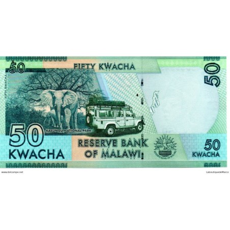 Malawi - Pk N° 64c - 50 Kwacha