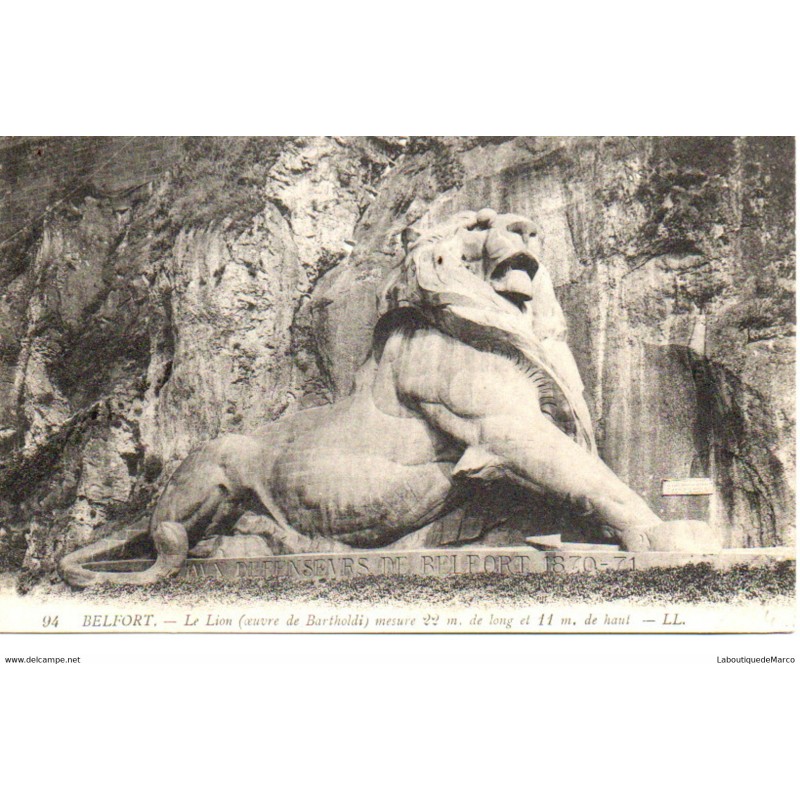 90 - Belfort - Le Lion - Dos Divisé
