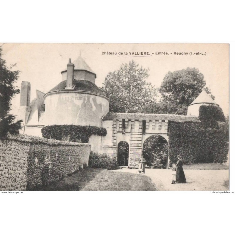 35 - Château de la VALLIERE - Entrée - Reugny - Dos Divisé