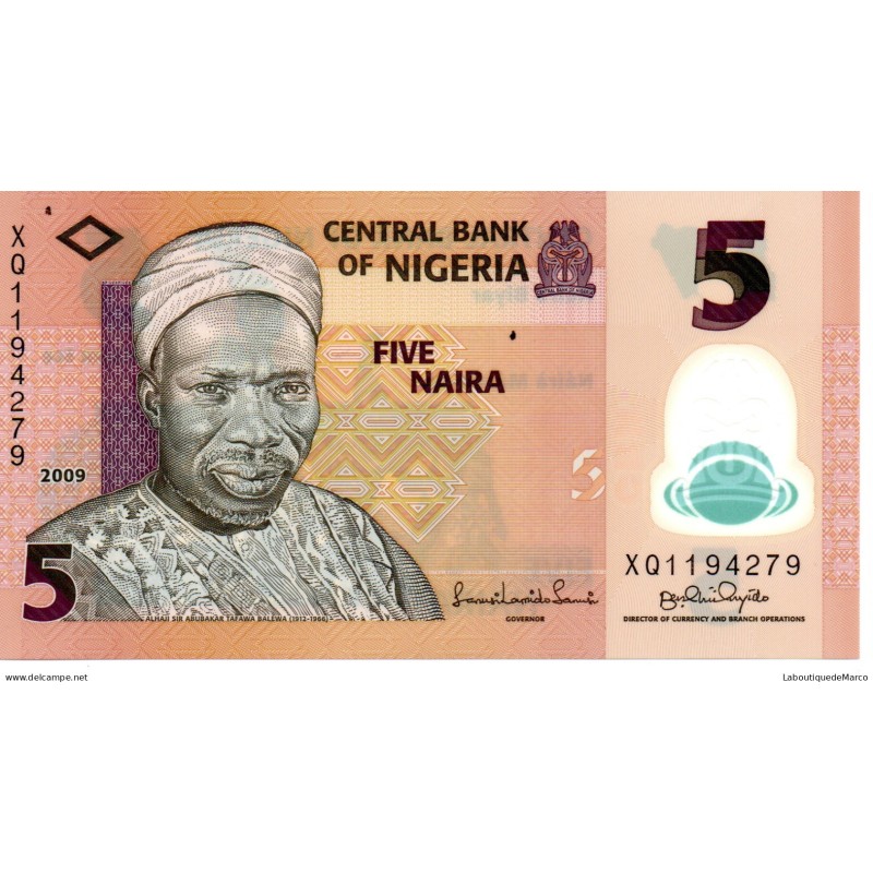 Nigeria - Pk N° 32 - 5 Naira