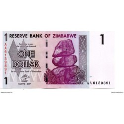 Zimbabwe - Pk N° 65 - 1 Dollar