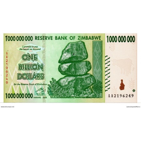 Zimbabwe - Pk N° 83 - 1 Milliards Dollar