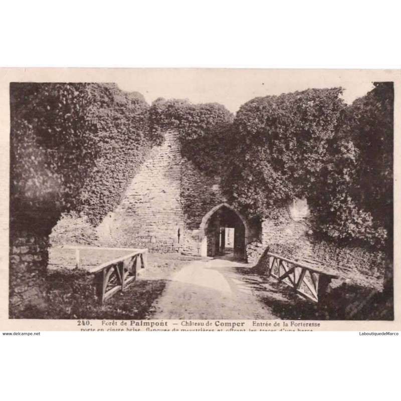 35 - Forêt de Paimpont - Château de Comper - Dos Divisé